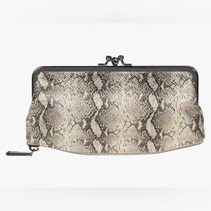 Hobo Millie Snakeskin Design Wallet